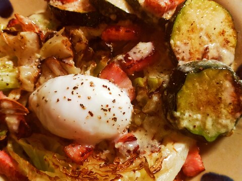 春キャベツのホットサラダ